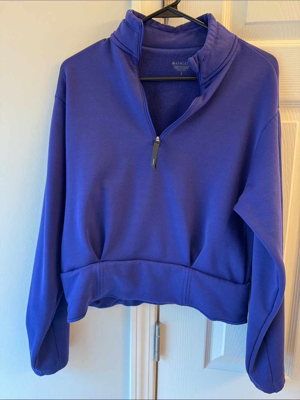 Athleta Women’s Royal Blue Quarter-Zip Pullover